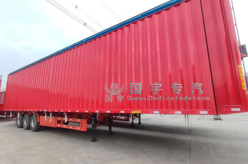 家具运输厢式物流运输货车更适合集装箱运输半挂车